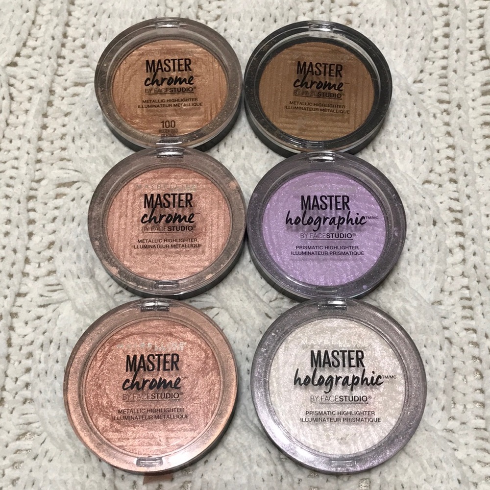 Master Chrome and Master Holographic Highlighters